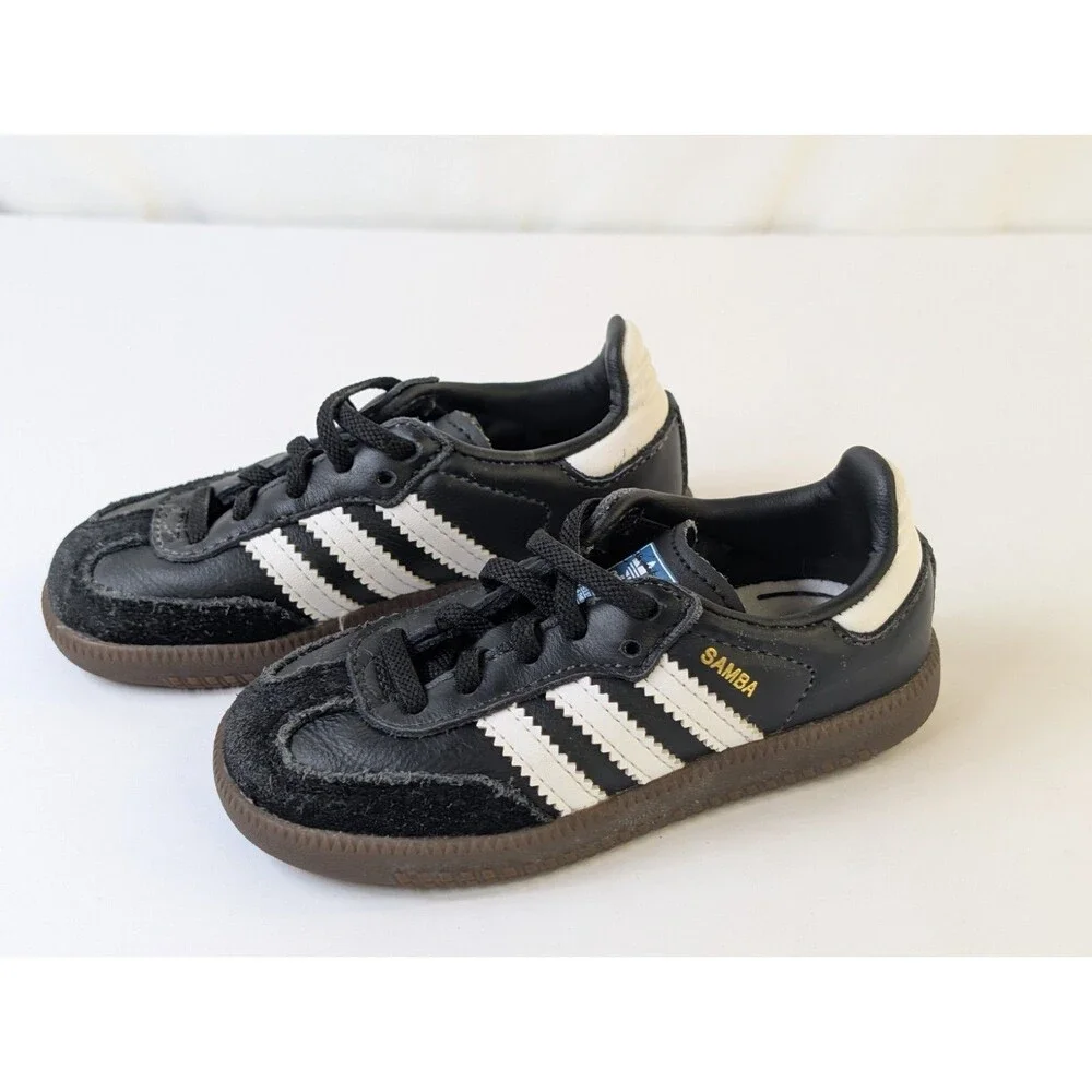 adidas Classic Samba OG Kids' Size 6K Shoes White/Black